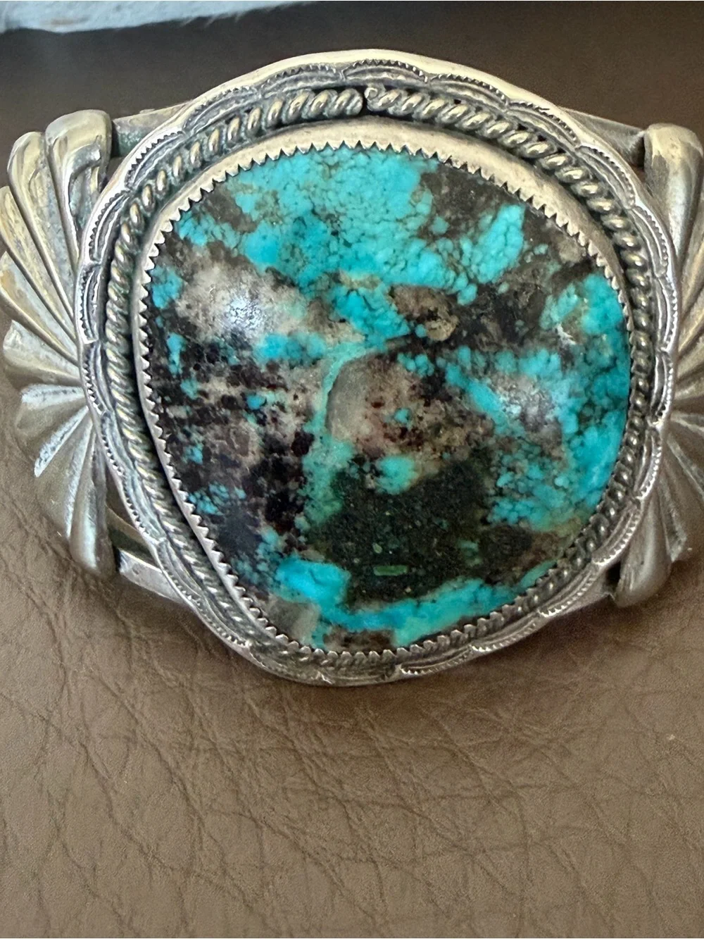 Exquisite Turquoise Treasure Cuff Bracelet